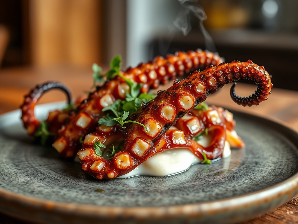 Charred Octopus Tentacles
