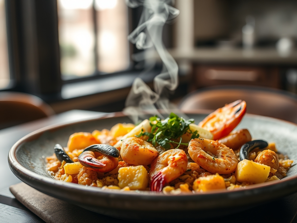 Seafood Paella Socarrat