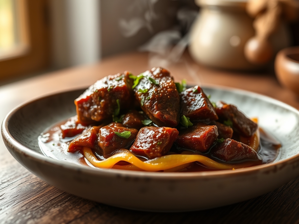 Braised Beef Bourguignon