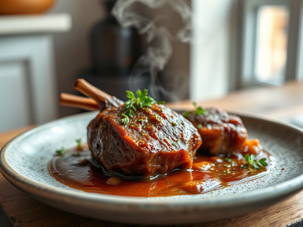 Lamb Neck Braise
