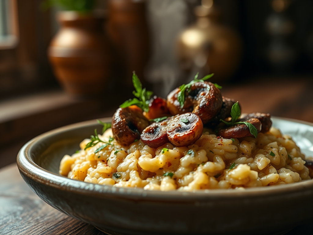 Mushroom Risotto Base