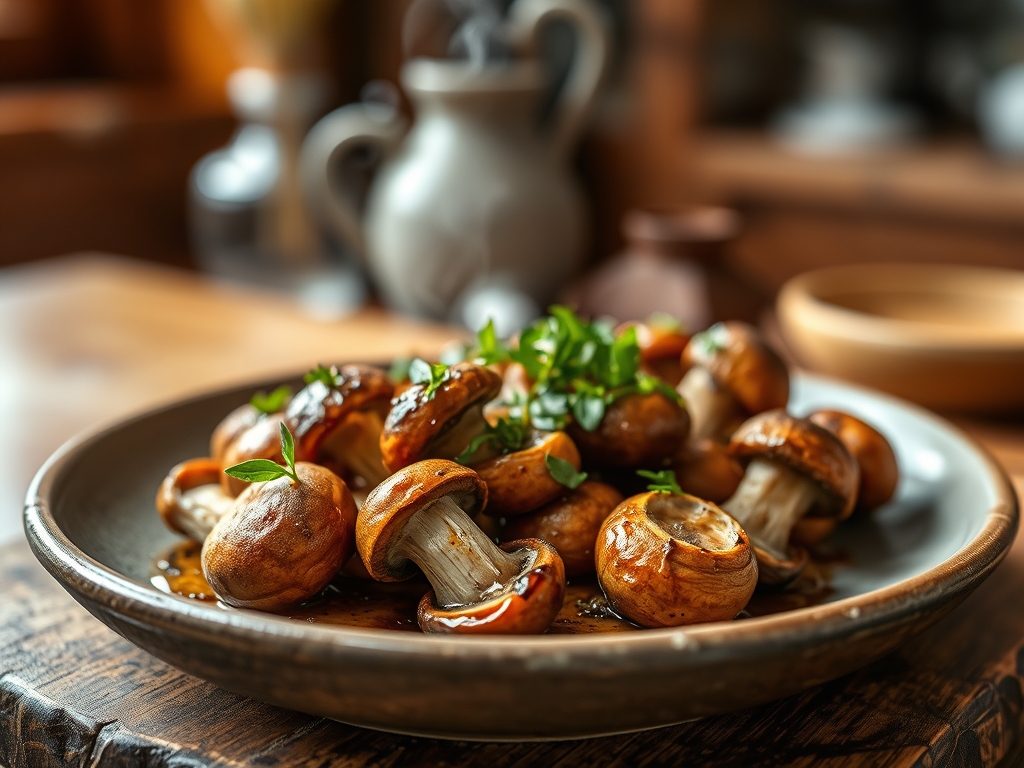 Pickled Mushrooms